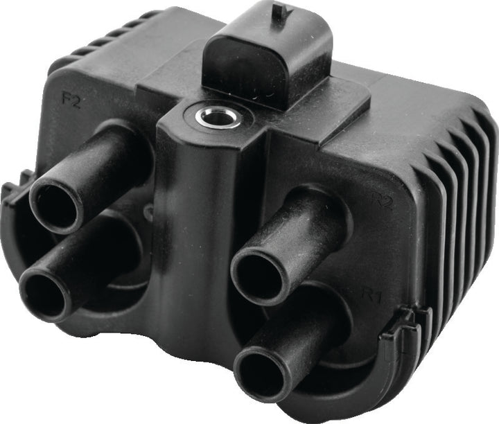 Twin Power 18-Up Softail Ignition Coil Black Replaces H-D 31600067 .4 ohm - Bull Strap