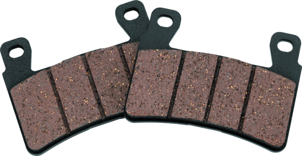 Twin Power 18 Up Softail Organic Brake Pads Replaces H-D 413000102 Front - Bull Strap