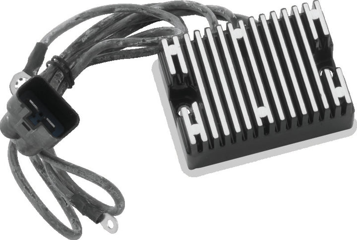 Twin Power 2000 FXD Voltage Regulator Black Replaces H-D 74512-00 38 Amp - Bull Strap