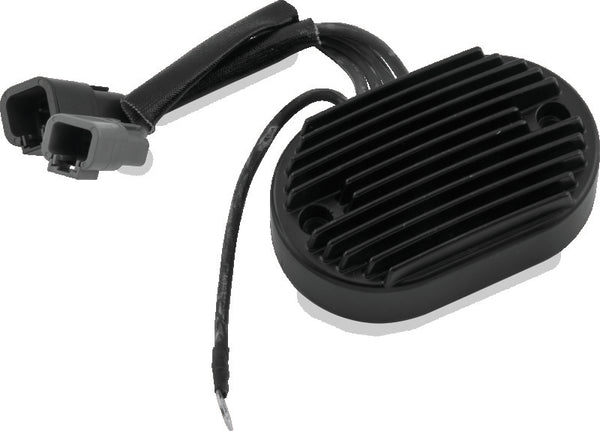 Twin Power 2007 FXST FLST Voltage Regulator Black Replaces H-D 74540-07 40 Amp - Bull Strap
