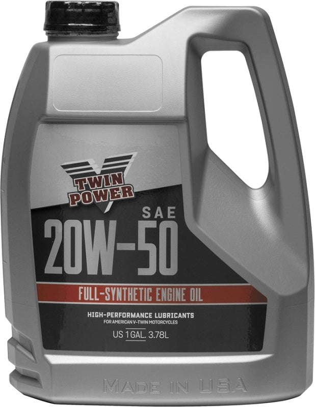 Twin Power 20W50 Synthetic Oil Gallon - Bull Strap