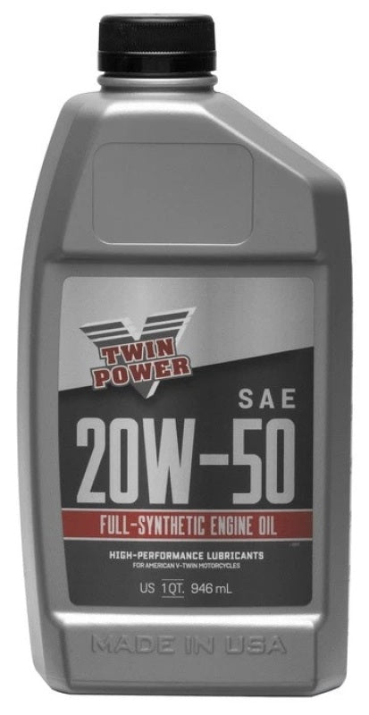 Twin Power 20W50 Synthetic Oil Quart - Bull Strap