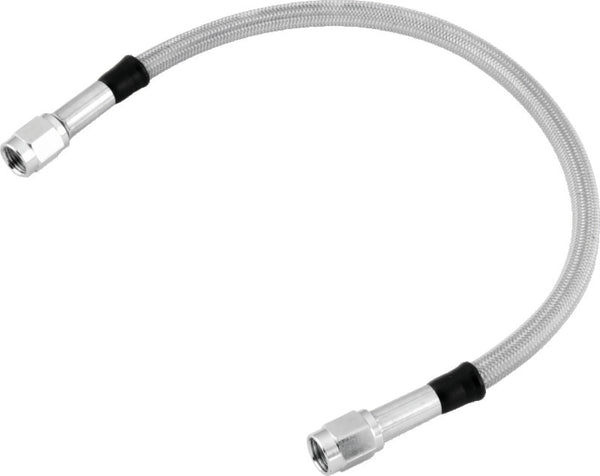 Twin Power 50 Inch Clear Coated Dot Stainless Steel Brake Hose AN-3 - Bull Strap