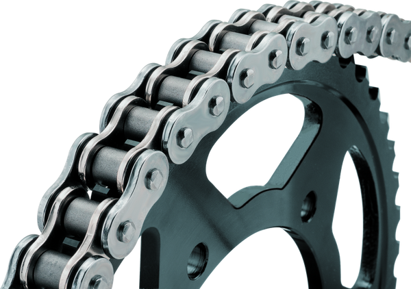 Twin Power 530 Drive Heavy Duty Drive Chain 530 X 120 link Natural Finish - Bull Strap