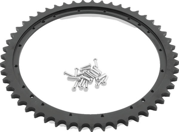 Twin Power 57-78 XL 30-E58 FL Drum Brake Rear Sprocket Replaces H-D 41470-30 51 Teeth - Bull Strap
