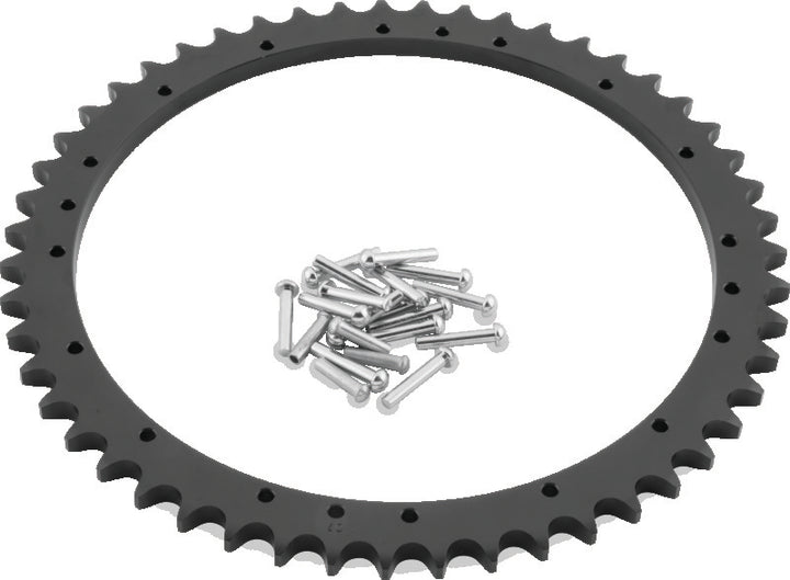 Twin Power 67-72 FL Drum Brake Rear Sprocket Replaces H-D 41470-67 51 Teeth - Bull Strap