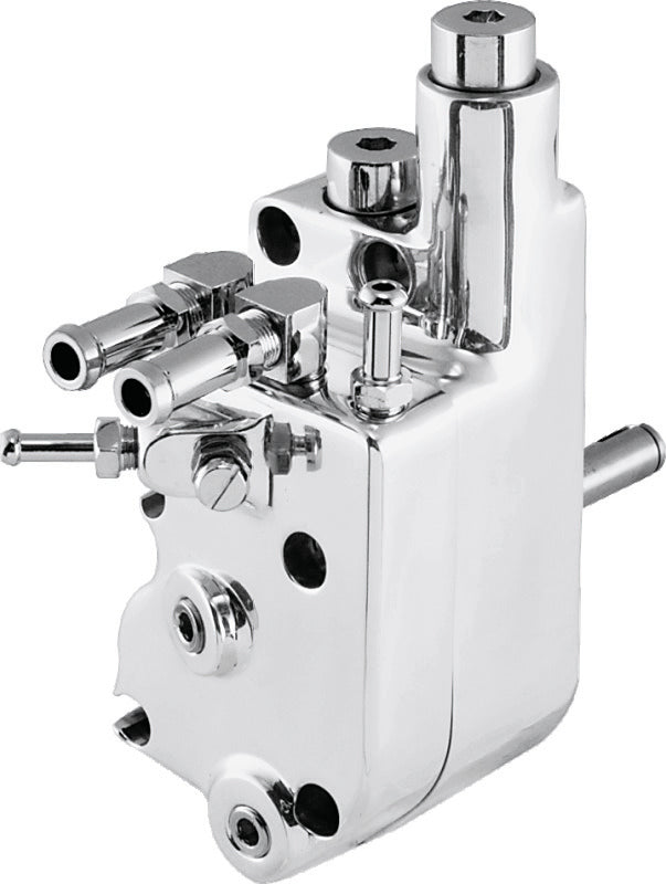 Twin Power 73-91 Big Twin Polished Oil Pump - Bull Strap