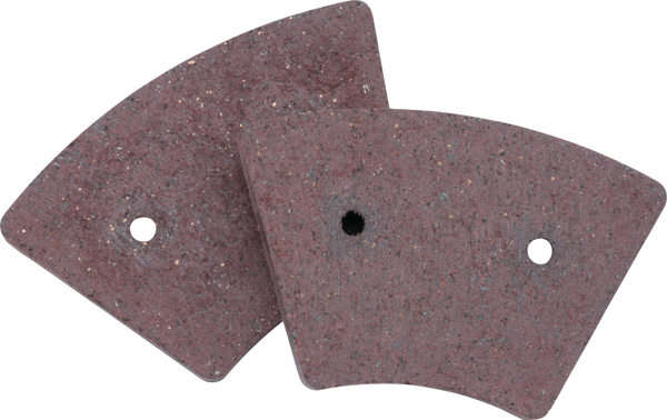 Twin Power 74-77 FX XL Organic Brake Pads Replaces H-D 44281-74 Front Rivet Type - Bull Strap