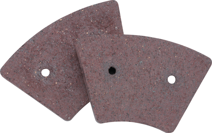 Twin Power 74-77 FX XL Organic Brake Pads Replaces H-D 44281-74 Front Rivet Type - Bull Strap