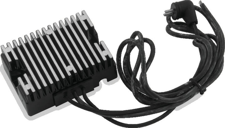 Twin Power 81-88 Big Twin Voltage Regulator Black Replaces H-D 74516-86 22 Amp - Bull Strap