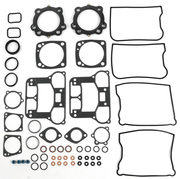 Twin Power 84-91 Evolution Big Twin Top End Gasket Kit Replaces H-D 17033-83B 3.5 Inch Bore - Bull Strap