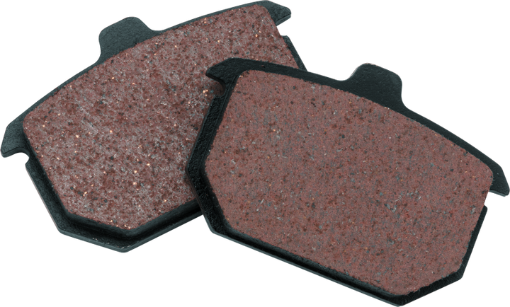 Twin Power 84-E87 Softail FXWG Power Organic Brake Pads Replaces H-D 44209-82 44209-87C 44213-87 R - Bull Strap