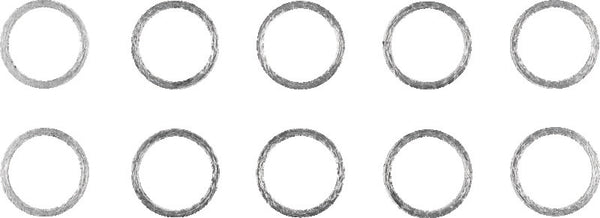 Twin Power 84-Up Evo BT and XL and M8 Exhaust Gaskets Replaces 65324-83 .120 Thick 10 Pk - Bull Strap