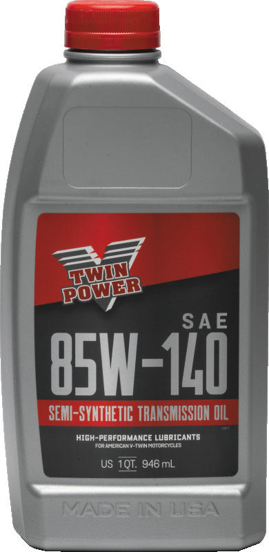 Twin Power 85W140 Semi-Synthetic Transmission Lube Quart - Bull Strap