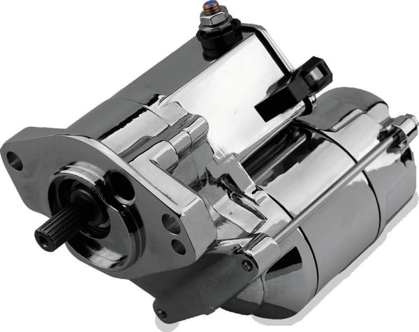 Twin Power 89-06 Big Twin Exc 06 Dyna 1.4 Kw Starter Chrome Rpls H-D 31522-89A 31553-90 31533-94B - Bull Strap
