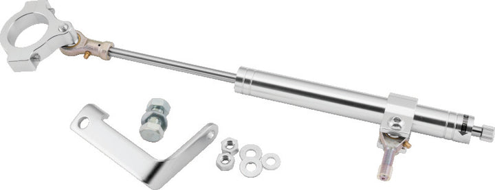 Twin Power 91-05 FXD Satin Steering Damper Kit - Bull Strap
