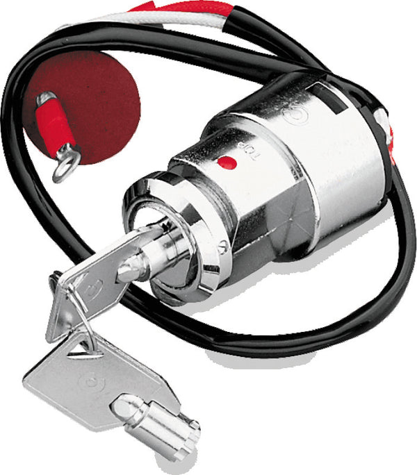Twin Power 91-95 FXDL And Custom Use 2-Wire Round Key Switch Replaces H-D 71428-90A - Bull Strap