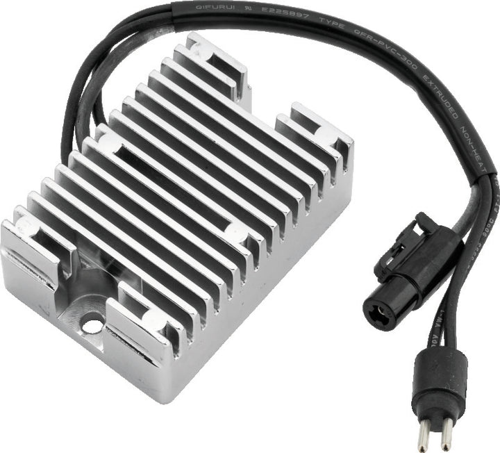 Twin Power 94-03 XL Voltage Regulator Chrome Replaces H-D 74523-94 22 Amp - Bull Strap