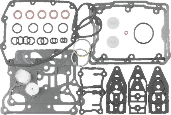 Twin Power 99-17 Twin Cam Big Twin Models Cam Change Gasket Kit W/ Rocker Box - Bull Strap