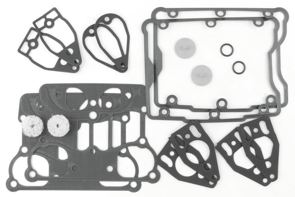 Twin Power 99-17 Twin Cam Big Twin Rocker Box Gasket Kit - Bull Strap