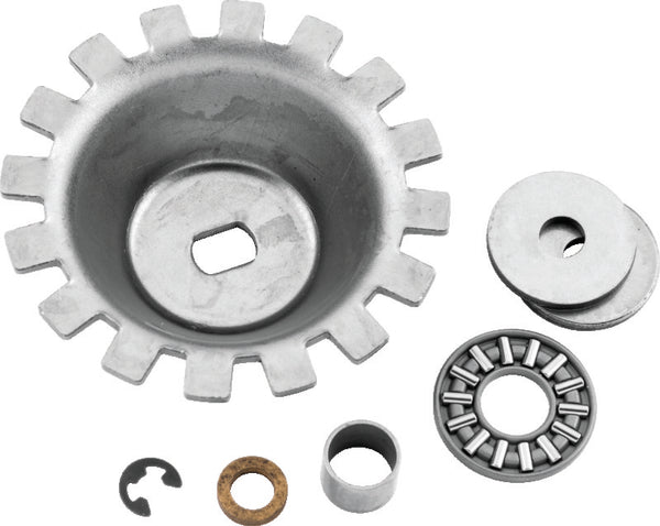 Twin Power L75-E84 4 Speed Clutch Release Bearing Kit Replaces H-D 37312-75 Heavy Duty W/O Pushrod - Bull Strap