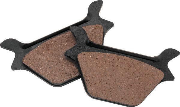 Twin Power L87-99 Softail Organic Brake Pads Replaces H-D 44209-87C 44213-87 Rear Girling Caliper - Bull Strap