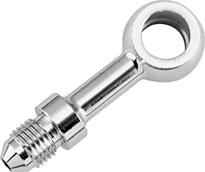 Twin Power Stainless Brake Fitting 3/8 Inch X AN3 Straight Banjo Adaptor - Bull Strap