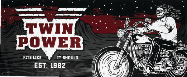 Twin Power Twin Power Banner 2 Feet X 6 Feet - Bull Strap