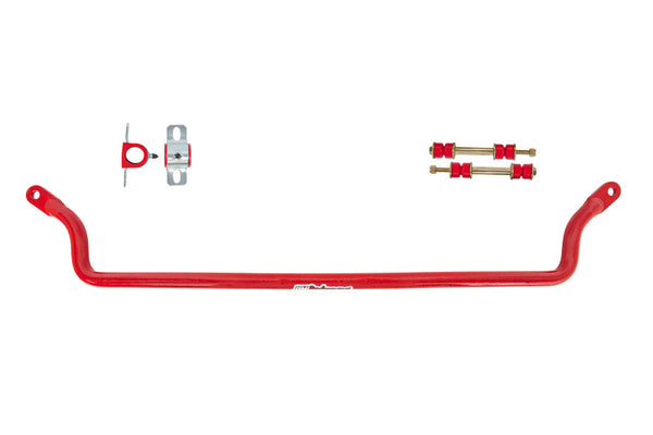 UMI 65-70 Chevy B-Body Front Sway Bar Solid - 1-1/8 - Red - Bull Strap