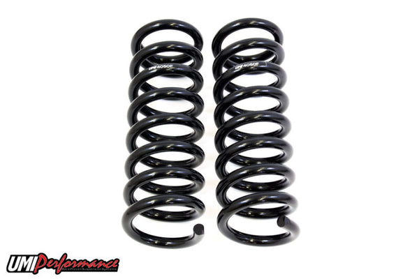 UMI Performance 64-72 GM A-Body 1in Lowering Spring Front - Set - Bull Strap