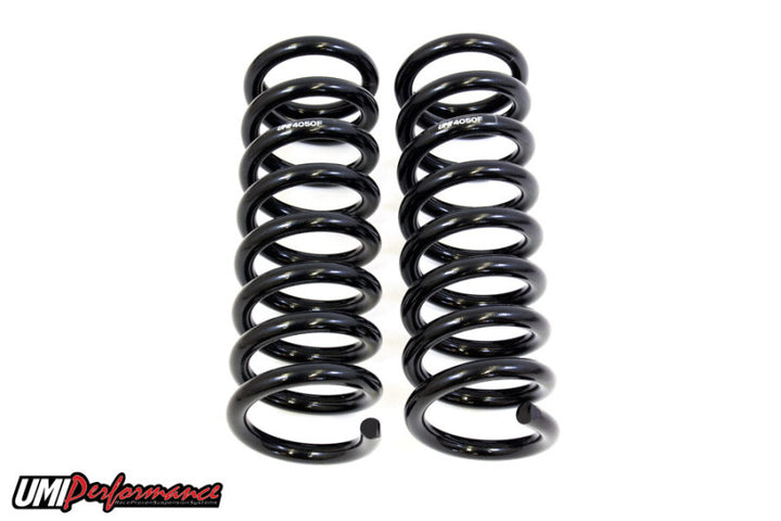 UMI Performance 64-72 GM A-Body 1in Lowering Spring Front - Set - Bull Strap