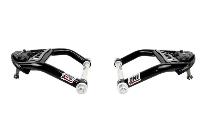UMI Performance 64-72 GM A-Body Tubular Upper & Lower Front A-Arm Kit - Black - Bull Strap