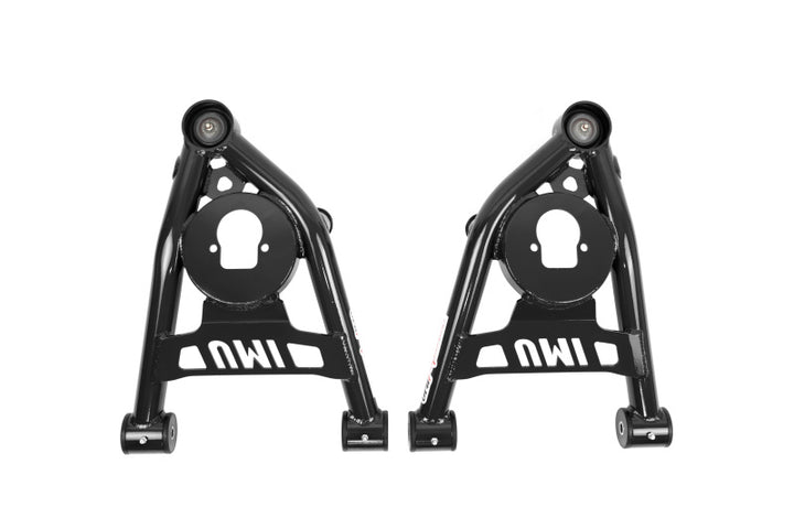 UMI Performance 64-72 GM A-Body Tubular Upper & Lower Front A-Arm Kit - Black - Bull Strap