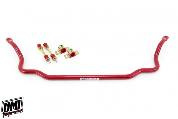 UMI Performance 64-77 A-Body 70-81 F-Body GM Front Sway Bar 1-1/4in Solid - Bull Strap