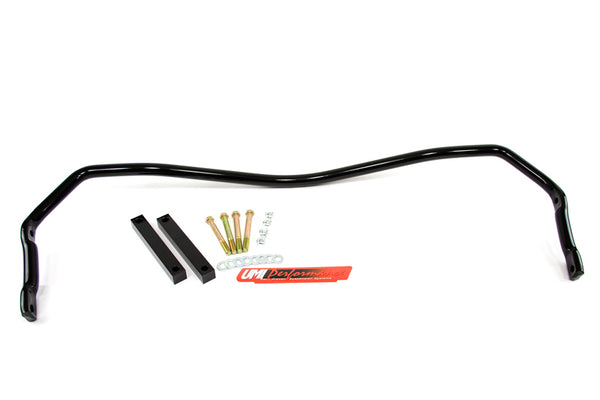 UMI Performance 65-70 Chevy B-Body Solid 1in Rear Sway Bar - Bull Strap