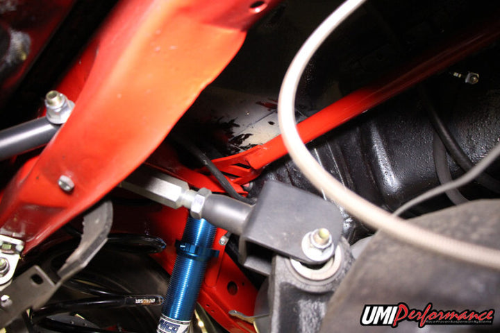 UMI Performance 68-72 GM A-Body Rear Shock Tower Brace Bolt In - Bull Strap