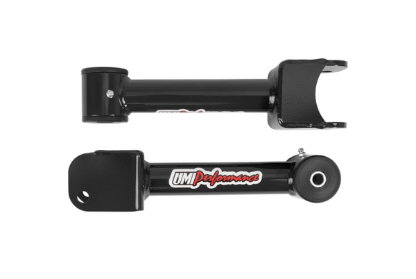 UMI Performance 68-72 GM A-Body Tubular Non-Adjustable Upper Control Arms - Bull Strap