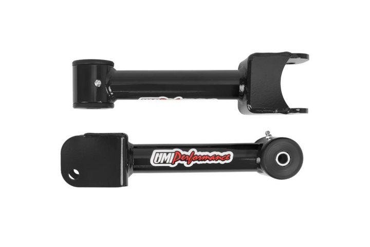 UMI Performance 68-72 GM A-Body Tubular Non-Adjustable Upper Control Arms - Bull Strap