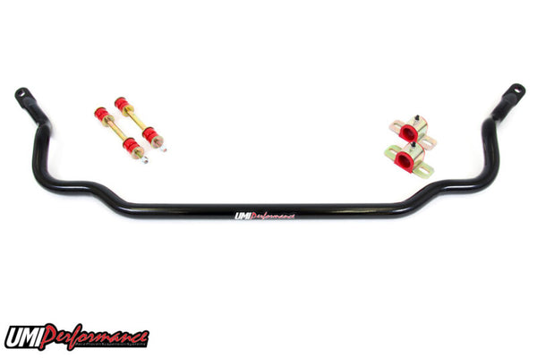 UMI Performance 78-88 GM G-Body 1.250in Solid Chrome Moly Front Sway Bar - Bull Strap
