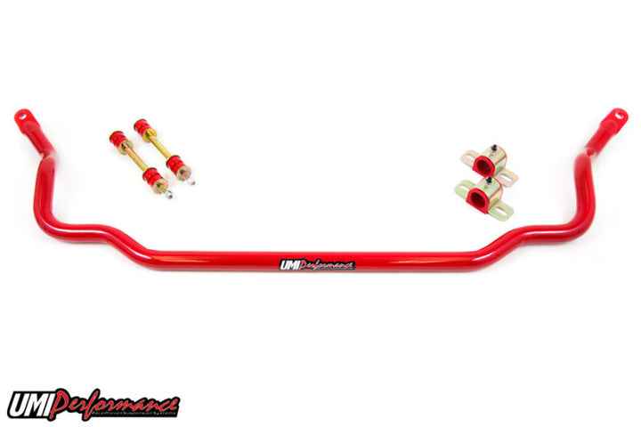 UMI Performance 78-88 GM G-Body 1.250in Solid Chrome Moly Front Sway Bar - Bull Strap