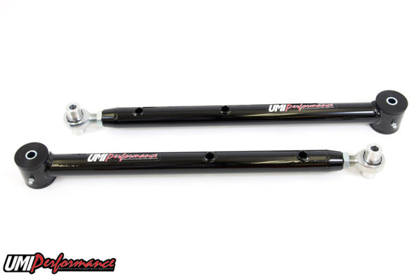 UMI Performance 78-88 GM G-Body Adjustable Upper & Lower Control Arm Kit - Bull Strap