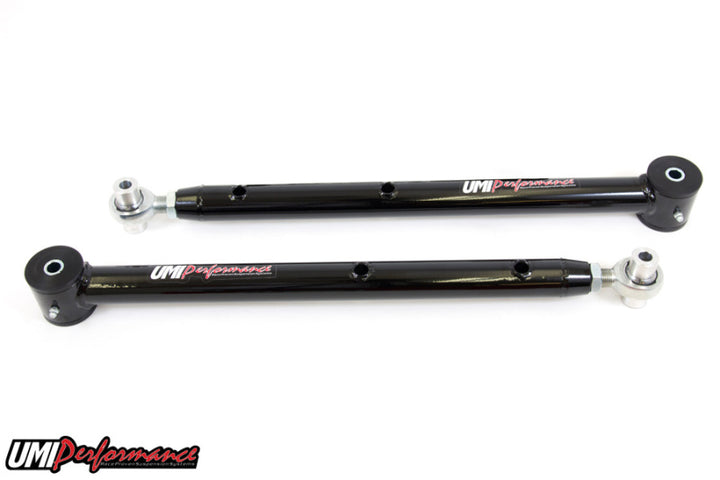 UMI Performance 78-88 GM G-Body Adjustable Upper & Lower Control Arm Kit - Bull Strap