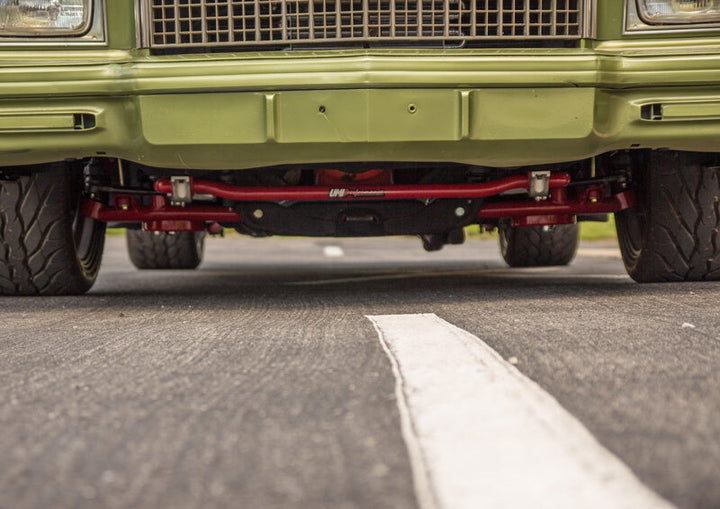 UMI Performance 78-88 GM G-Body Solid Front & Rear Sway Bar Kit - Bull Strap