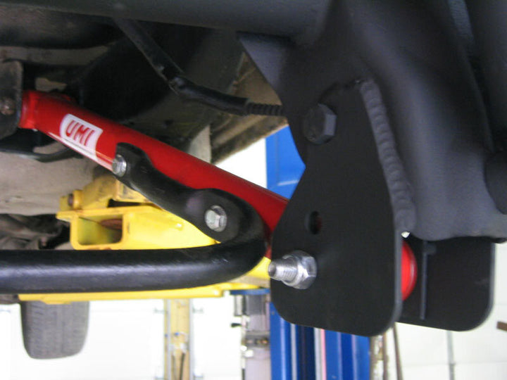 UMI Performance 78-88 GM G-Body Tubular Upper & Lower Control Arms Kit - Bull Strap