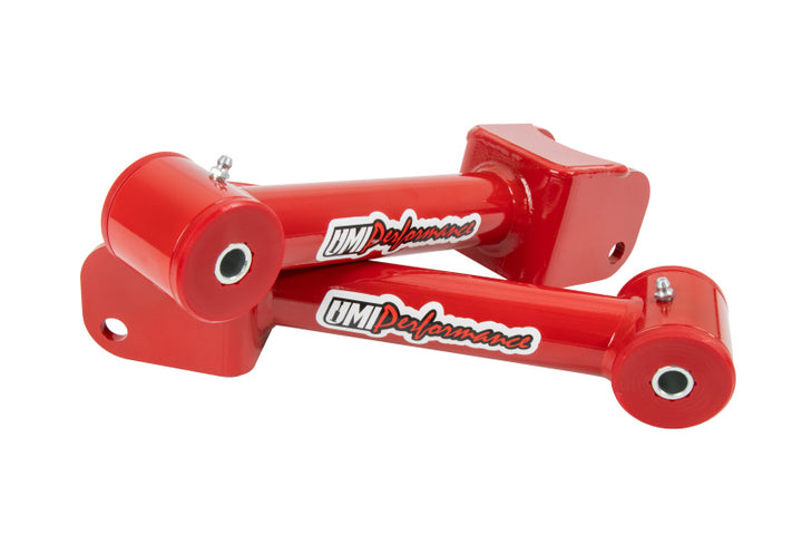 UMI Performance 78-88 GM G-Body Tubular Upper & Lower Control Arms Kit - Bull Strap
