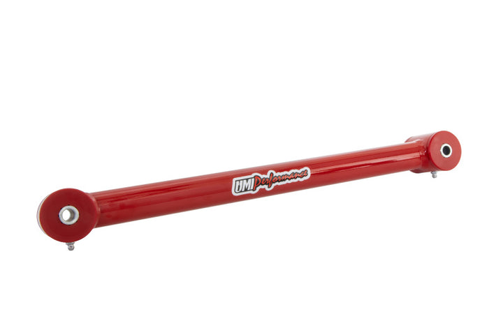 UMI Performance 82-02 GM F-Body Tubular Non-Adjustable Lower Control Arms - Red - Bull Strap