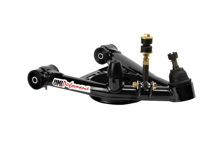 UMI Performance 82-92 F-Body 78-88 G-Body S10 Tubular Front Lower A-Arms Poly - Bull Strap
