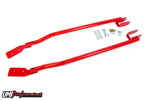 UMI Performance 93-02 GM F-Body Tubular Subframe Connectors - Bolt-In - Bull Strap
