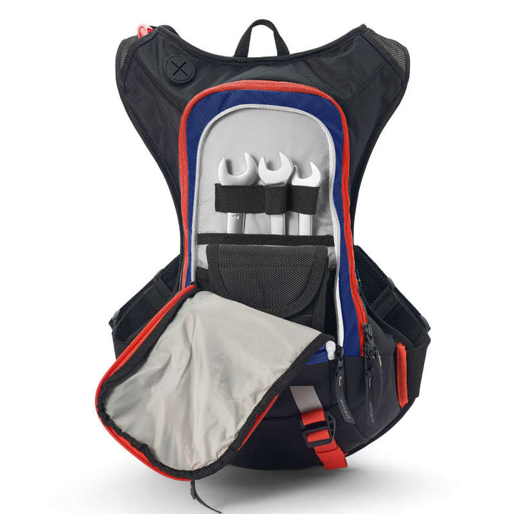 USWE Moto Hydro Hydration Pack 8L - Kurt Caselli Edition - Bull Strap