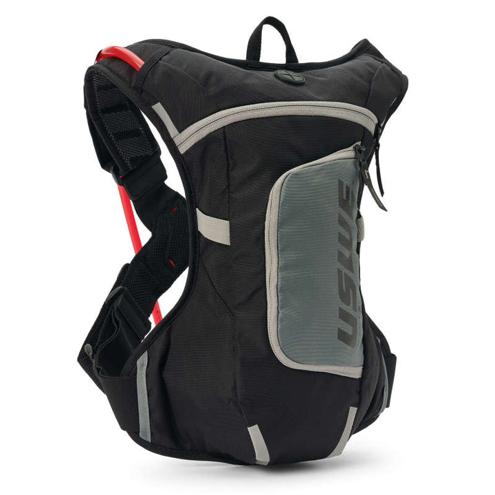 USWE Moto Hydro XTR Dirt Biking Hydration Pack 4L - Black - Bull Strap